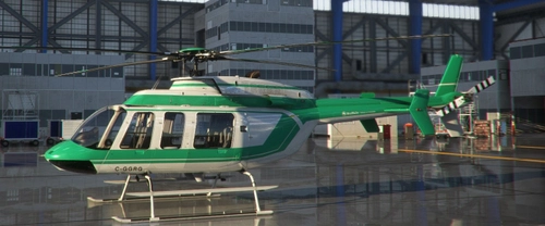 Bell 407 Helicopter - Official Buffalo Airways Virtual Substitute for the Bell 206B - C-GGRG