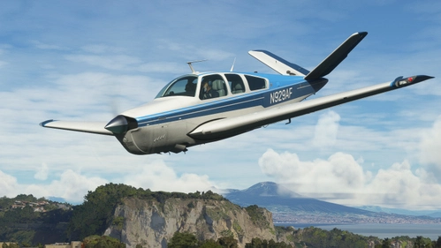Microsoft/Carenado Beechcraft V35B Bonanza - Livery Blue N929AF