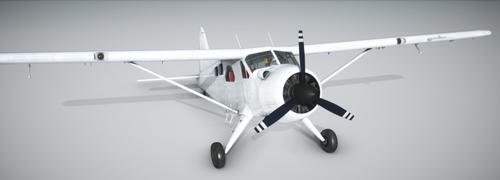 Microsoft DHC-2 Beaver white