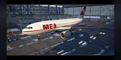 Middle East Airlines MEA A310 livery for iniBuilds A310 MSFS 2020