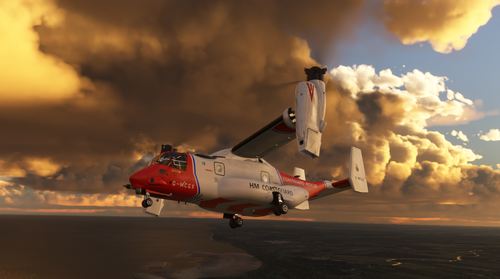 Miltech MV-22B HM Coastguard Search and Rescue (Fictional)