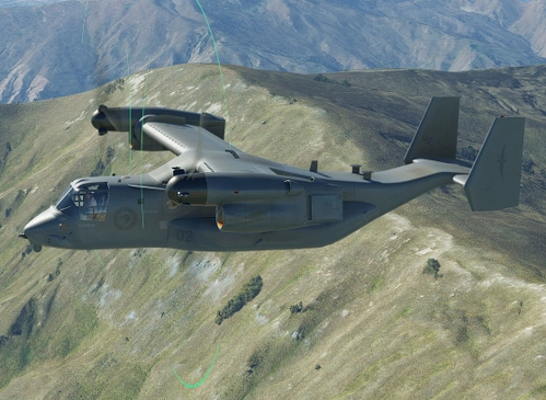 Miltech Simulations/Maryadi MV-22B Osprey RNZAF Livery