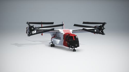 Miltechsimulations MV22B-Osprey US Coast Guard Livery