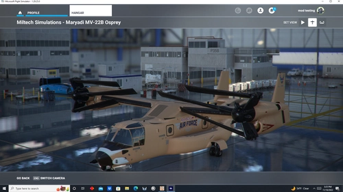 Miltechsimulations MV22B-Osprey USA Airforce livery