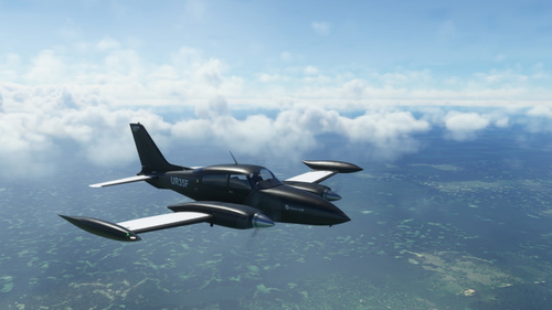 MILVIZ Cessna 310R UR35F/Custom reg number