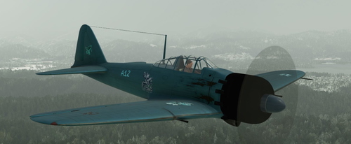 Mitsubishi A6M5 Zero Blue A12