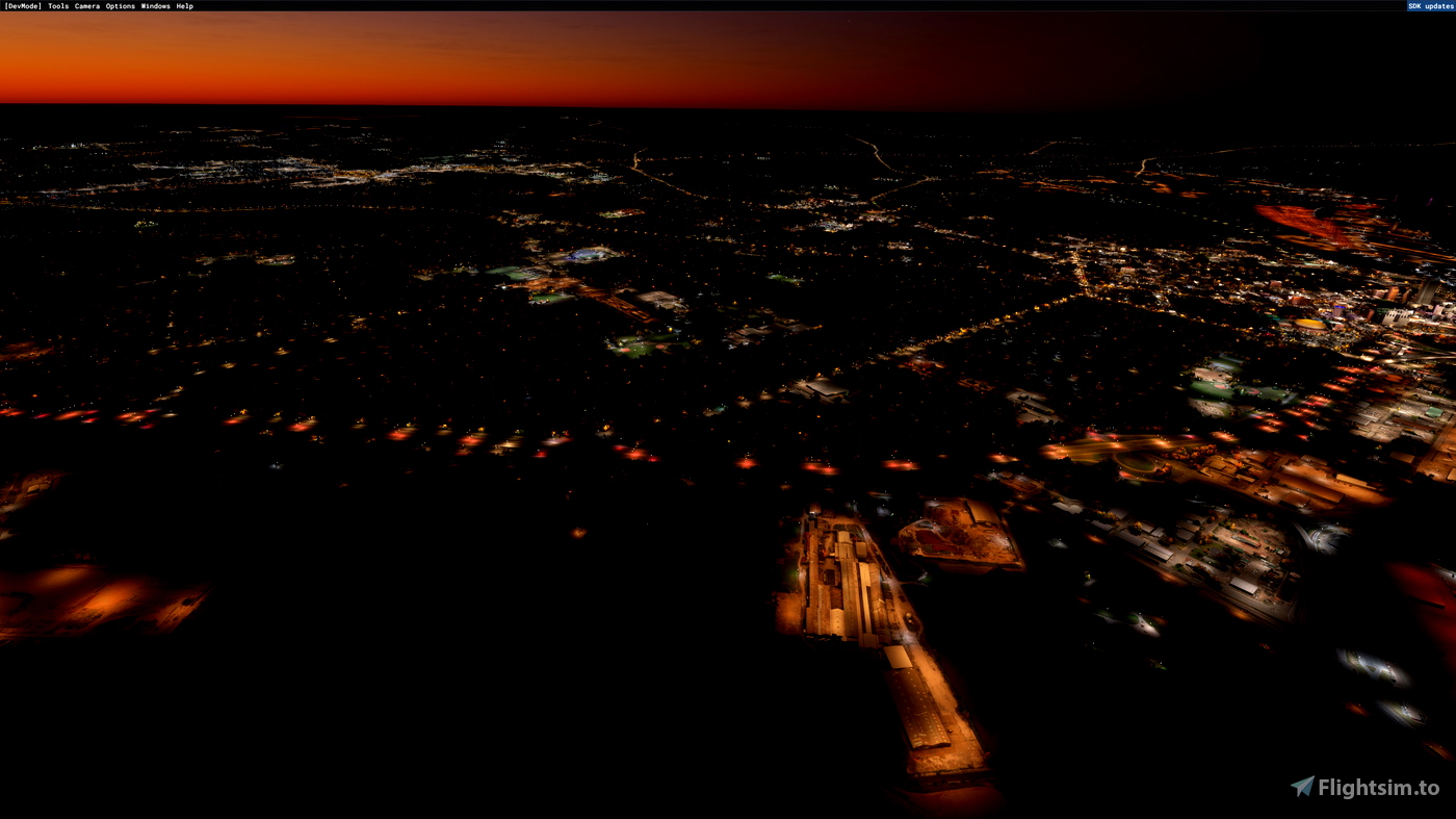 Mobile Alabama Night Lights and Earth für Microsoft Flight Simulator MSFS