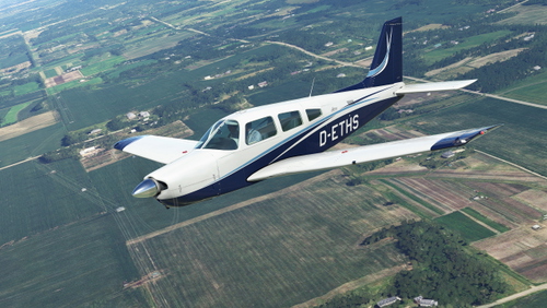 Modern Blue Livery for Carenado Piper Arrow III