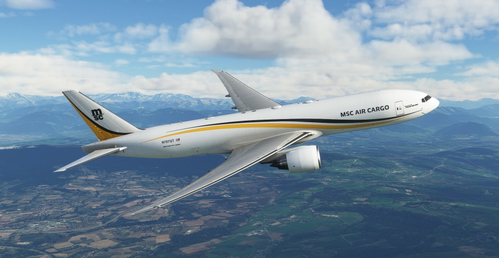 MSC Air Cargo "N707GT" CaptainSim 777-200F
