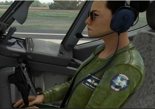 MSFS 2020 P-8A Royal Air Force RAF Flight Crew in Green Nomex Jackets