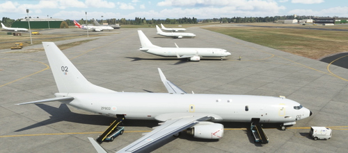 MSFS 2020 PMDG 737-800 MRA1 (P-8A) of RAF Lossiemouth, Scotland. 
