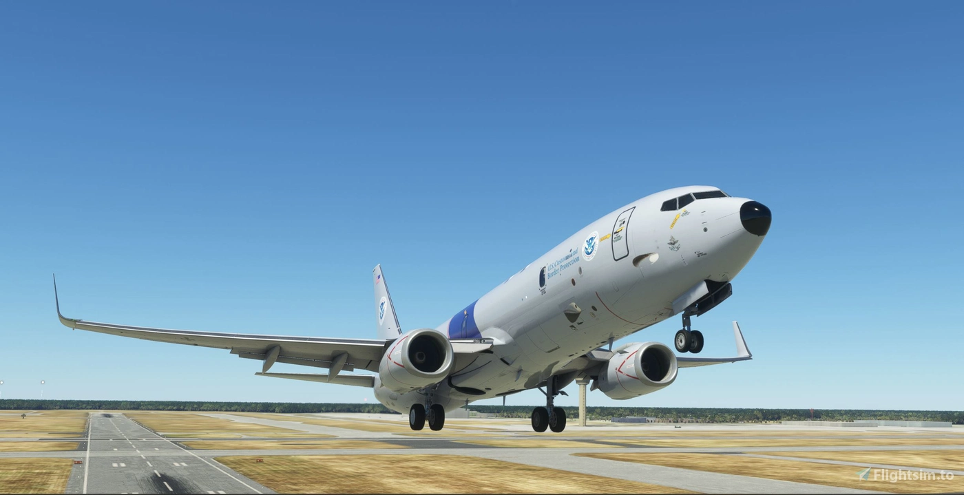 MSFS 2020 PMDG 737-800 P-8A of the Dept of Homeland Security, Customs ...