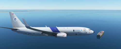 MSFS 2020 PMDG 737-800 P-8A of the Dept of Homeland Security, Customs and Border Patrol division 