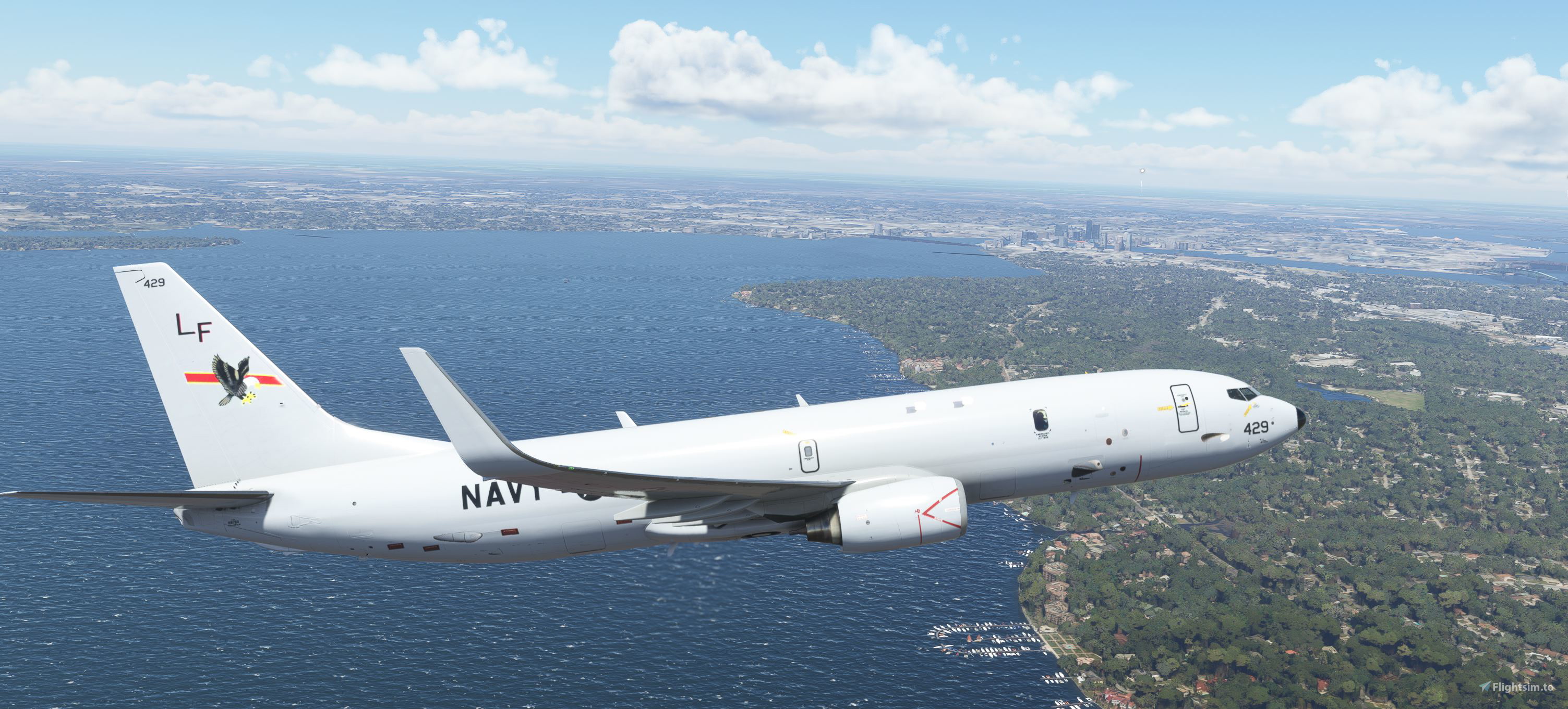 MSFS 2020 PMDG 737800 P8a of VP16 of NAS Jacksonville,Florida. for