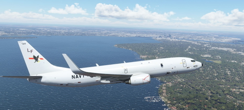 MSFS 2020 PMDG 737-800 P-8a of VP-16 of NAS Jacksonville,Florida. 