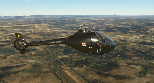 MSFS Stock ASOBO Cabri G2 Medic Repaint