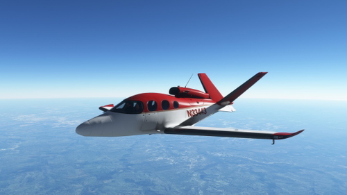Columbia Training Centers N33443 Fictional - FlightFX Vision Jet