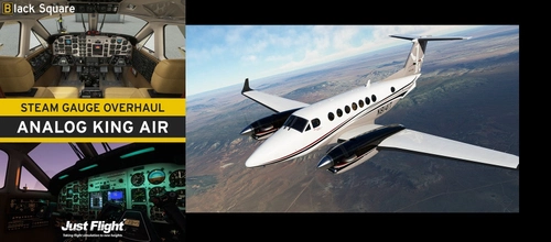 N8141T for Black Square Analog King Air