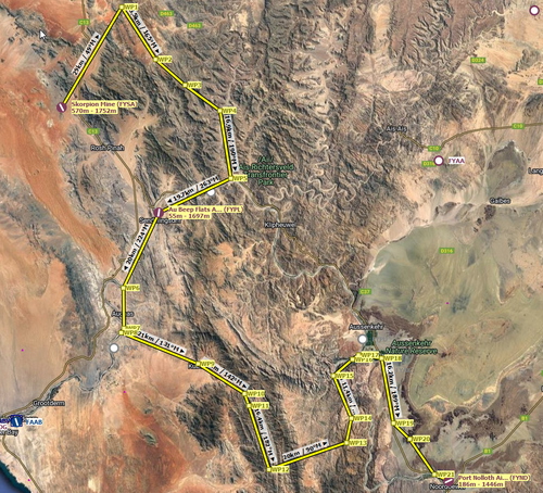 Namib Desert navigation challenge 1