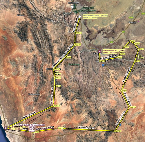 Namib Desert navigation challenge 2