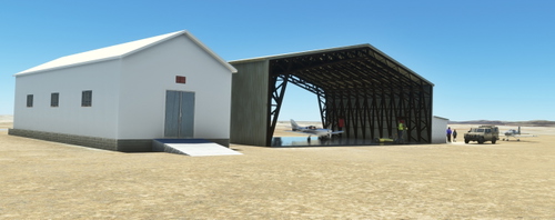 Namibia, Mowe Bay airstrip FYPM