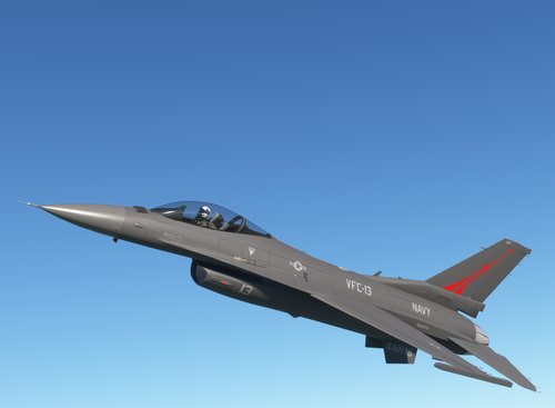 Navy Adversary F-16C VFC-13 Fighting Saints 