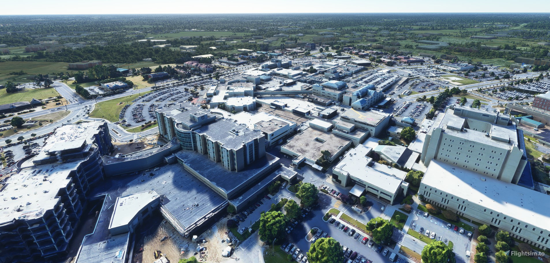 NC91 ECU Vidant Health Greenville NC for Microsoft Flight Simulator MSFS