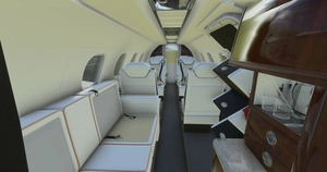 NetJets "N386QS" Embraer Phenom 300 with cabin thumbnail 6