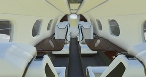 NetJets "N386QS" Embraer Phenom 300 with cabin thumbnail 7
