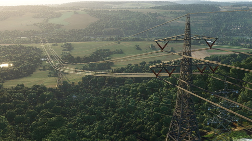 Neubau vom Ostbayernring - Abschnitt C/ New construction of power line "Ostbayernring"