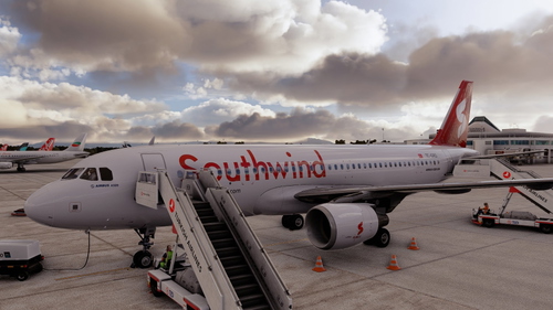 NEW Russian-Turkish Airline "Southwind Airlines". Fenix A320 TC-GRD