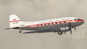 New Zealand National Airways Corporation ZK-AWP (Classic) | Aeroplane Heaven DC-3 Dakota thumbnail 4