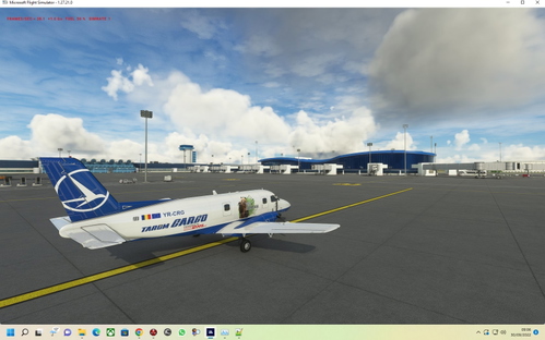nextgensim EMB110 Freighter "Visit Romania"