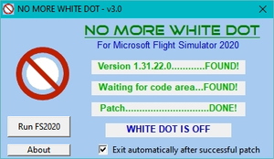 "No more white dot" thumbnail 1
