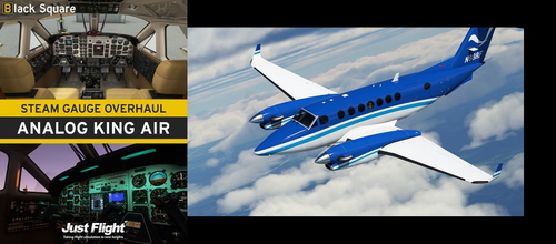 NOAA for Black Square Analog King Air
