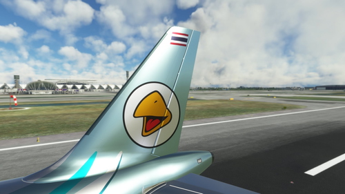 Nok Air A32NX (Brushed Chrome) 8K