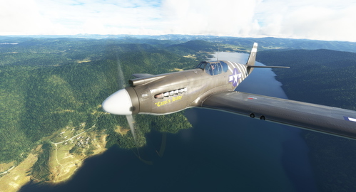 North American P-51A 1st ACG #18 "Carol's Daddy"