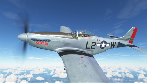 North American P-51D OO-RYL "Scat VII"