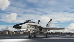 Northrop YF-17 Cobra repaint for F/A-18 of Asobo, DC Designs, and TouchingCloud Super Warrior thumbnail 4