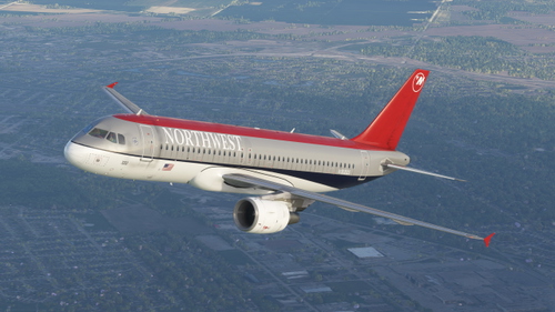 Northwest "Bowling Shoe" - LatinVFR A320
