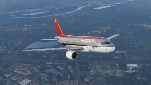 Northwest "Bowling Shoe" [8K] - LatinVFR A319