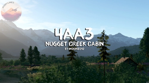 Nugget Creek Cabin, 4AA3, Alaska, USA