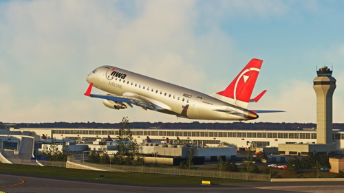 NWA Airlink (Northwest) - FlightSim Studios E-175