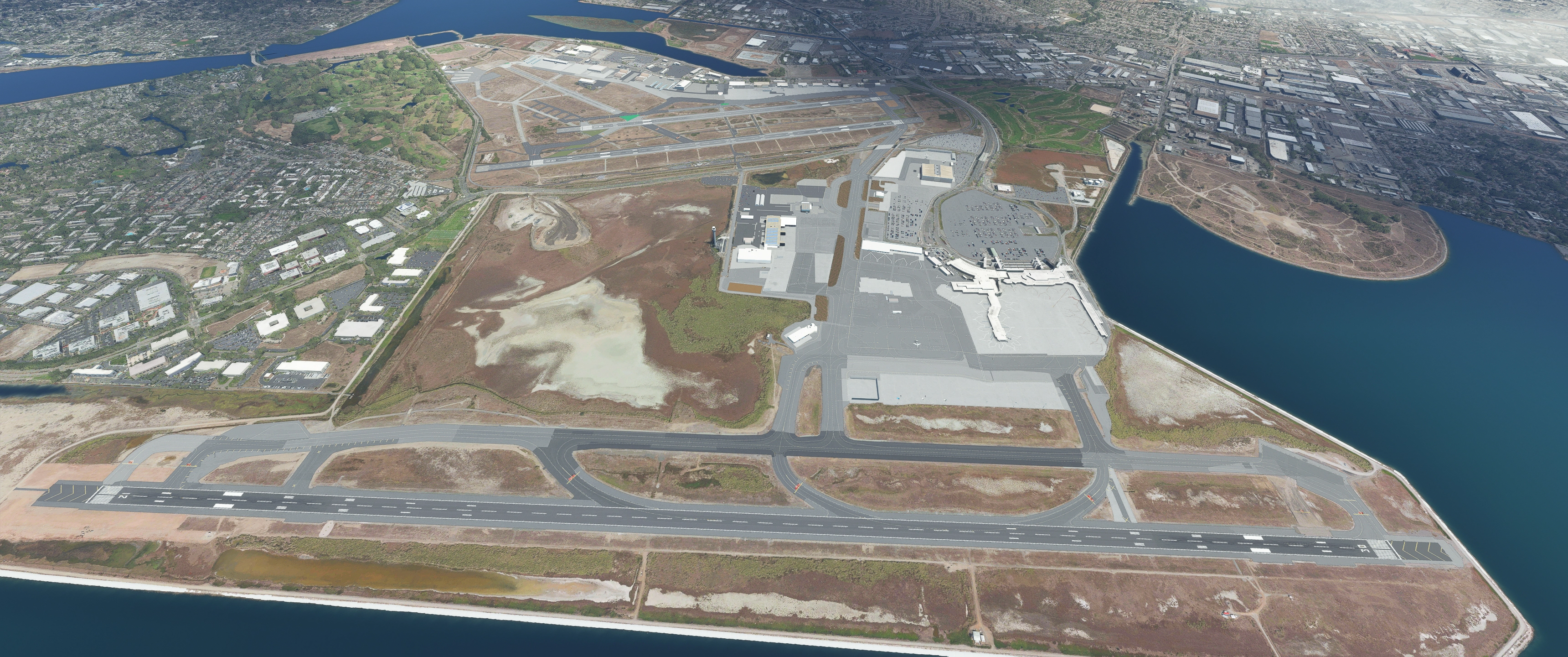 Oakland International Airport, Oakland CA USA - KOAK (MSFS2020 V2.0) / (MSFS2024 V1.3) - Image 1