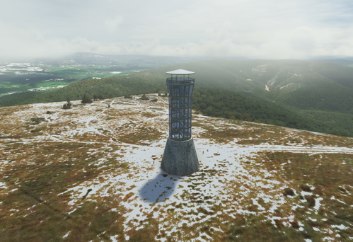 OBSERVATION TOWER ON ŚNIEŻNIK