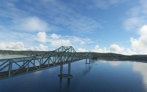 Old Tappan Zee Bridge NY USA