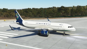 [A32NX] Olympic Air A320 Neo Livery thumbnail 5
