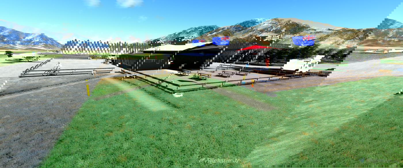 Omarama New Zealand (Glider Paradise) for Microsoft Flight Simulator MSFS