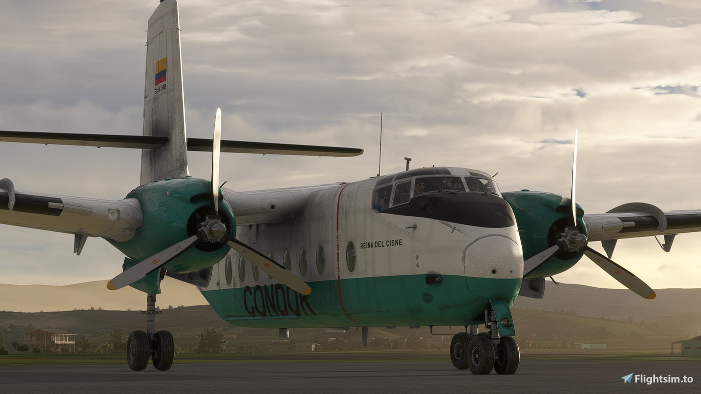 [ORBX-Asobo] DeHavilland Canada DHC-4 Caribou Aerolineas Condor за ...