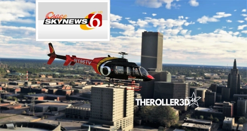Osage Skynews 6 - KOTV Tulsa, OK - Bell 407